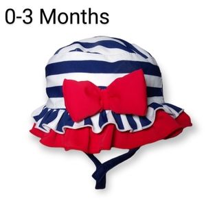 Cute nautical baby swim hat